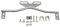 Motorrad Nebelscheinwerfer Halterung,MoreChioce Blinkerhalterung Motorrad Scheinwerfer Halter Montage Universal LED Nebelscheinwerfer Halterung Motorrad Blinker Halterung,Chrom