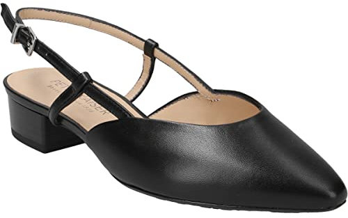 Peter Kaiser Peeptoes & Slingpumps AINA-EX, Glattleder, Schwarz, Damen EU 2,5/35