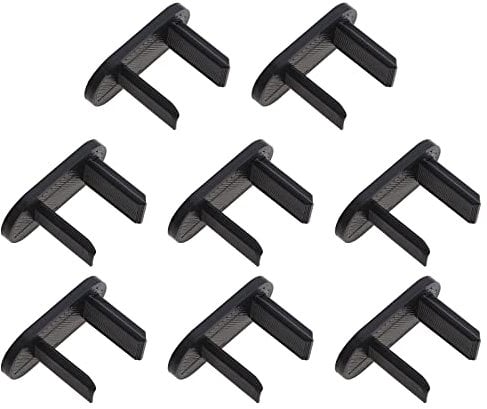 eMagTech 8 Stück Auto Hintere Hutablage Clip Ersatz Kompatibel mit Ford Fiesta MK8 Hintere Hutablage Tray Strap String Fixed Clips
