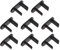 eMagTech 8 Stück Auto Hintere Hutablage Clip Ersatz Kompatibel mit Ford Fiesta MK8 Hintere Hutablage Tray Strap String Fixed Clips