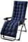 JTBDWOSK Liegestuhl Auflage, Dicke Lange Gartenliegen-Auflage Sofapolster Relaxliegenauflage für draußen, Terrasse, Sonnenliege, Bank, Liegestuhl, Kissen,Blau,1 Stück (1er Pack)