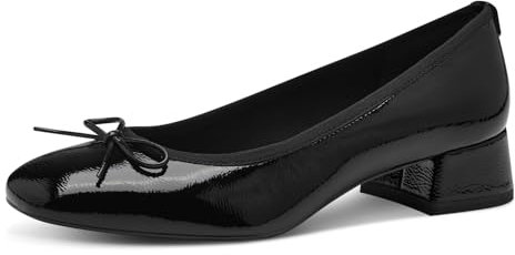 Tamaris Damen Klassische Pumps, Frauen Absatzschuhe,TOUCHit-Fußbett,Ausgehschuhe,Abendschuhe,Court Shoes,stöckelschuhe,büro,Black,38 EU