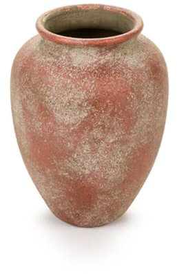 NUVOLE DI STOFFA Portafiori Vaso anfora da Interno in Ceramica Effetto Anticato, Vintage, Country - Shabby Chic D19x25.5 cm