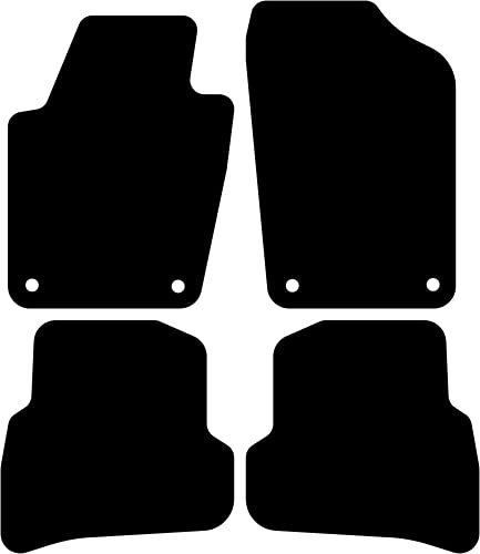 Kovvar Fußmatten passend für Volkswagen Polo 6C/6R 2009-2017 | Qualität: Luxury