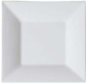 Vaisselle, assiettes à dîner, assiette à dîner, assiette carrée blanche pure, assiette créative simple for la maison, assiette plate en céramique, plat principal, vaisselle