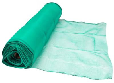 Green Debris Scaffold Garden Netting/Windbreak Shade, Crop Protection, Allotments Screen, Mesh Sheet, Anti Bird Net 5m 10m 20m 50m 100m (2m x 10m)