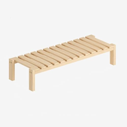 Rechteckiger Pflanzkasten aus Massivholz für Fensterbank, erweitern Sie Ihren Raum mit den Maßen 100 x 30 x 15 cm (L x B x H)