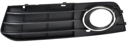 NEGRO Vorne links Nebelscheinwerfer Lampengitter Abdeckung Fit for Audi A4 B8 2008 2009 2010 2011 2012 Neue ABS Kunststoff 8K0807681A01C Stoßstange Auto-Nebelscheinwerfer-Zierabdeckung