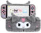 Kuitmor Custodia in peluche per Switch OLED, custodia rigida per PC, protezione antigraffio e ammortizzante, cover OLED con supporto