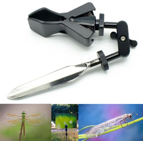 Guage Mini Macro Clamp - Versatile Background for Macro Photography - Windproof Macro Clamp for Outdoor Photography of Flowers, Insects and Backgrounds 360° Rotatable (Floor Type)