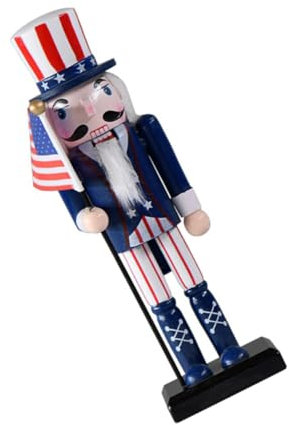 BUGUUYO Adorabile Decorazione Per Il Dell'indipendenza Bambola Schiaccianoci Soldato Da 25 Cm