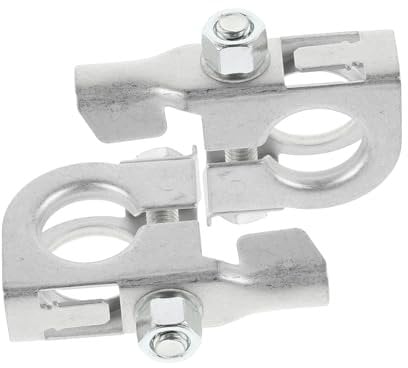 PAMINGONO 2pcs Copper Battery Terminal Connectors Top Post Connectors for Automotive and Use Ensuring Stable Electrical Transmission and Versatile Application