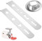 GVSS Set di 3 accessori per pasticceria per tritacarne di diametro 68 mm, accessori tritacarne universali, accessorio per tritacarne per kitchenaid, compatibile con MUM4/MUM5