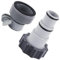CHONGQILAO Adattatore per Tubo per Piscina, 2 Pezzi Adattatore Piscina 32 38, Adattatore Tubo Piscina 38 32, Connettori per Tubi per Piscina, Adattatore per Tubo da Piscina Ø 32 e 38 mm