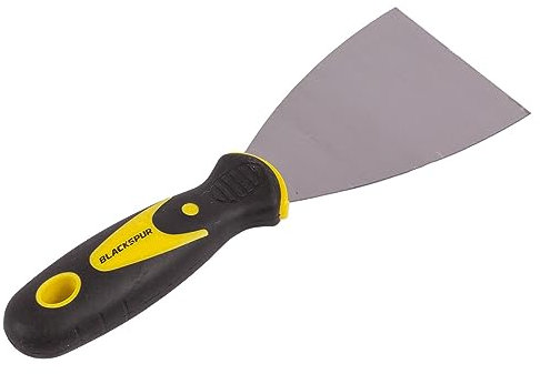 Blackspur - Carbon Steel Scraper with Non-Slip Grip - 3 - Yellow
