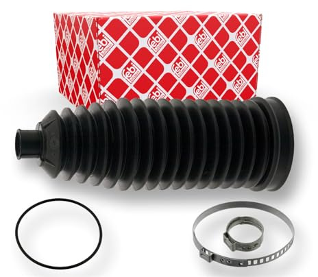 febi bilstein 26347 Lenkmanschettensatz, 1 Stück | Kompatibel mit: AUDI Q7, BMW 5, 5, 5 Gran Turismo, 5 Touring, 5 Touring, 6, 6 Cabriolet, 7, PORSCHE CAYENNE, CAYENNE