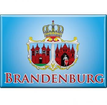 STÄDTEMAGNET - Brandenburg - Gr. 8 x 5,5 cm - 38720 - Küchenmagnet