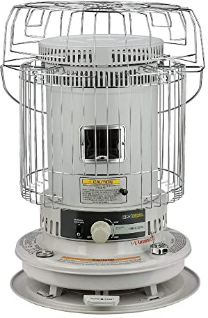 Sengoku Indoor & Outdoor Portable Kerosene Heater, 23,500 BTU, HeatMate, White - Cordless Space Heater for Home, Garage, Basement, and Camping
