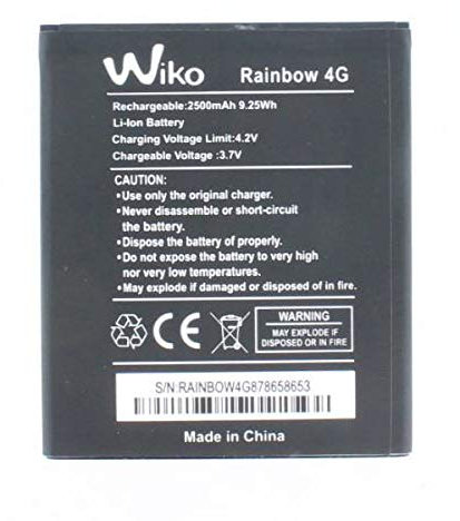 Batteria originale per Wiko 37653, telefono cellulare/smartphone batteria Li-Pol