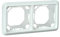 Elso 224244 Rahmen 2fach Fashion IP44 reinweiss Abdeckrahmen
