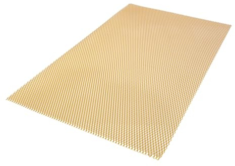 Aluminium Fairing Mesh Motorcycle Car Intake Styling Decal Mesh (33.5 x 20 cm) Gold