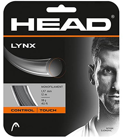 HEAD Lynx Set Tennis-Saite, Anthrazit, 1.20 Mm / 18 g
