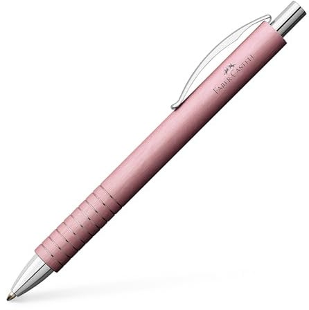 Faber-Castell 148425 - Kugelschreiber Essentio Aluminium Rosa, Strichbreite B