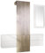 Vladon Garderobe Wandgarderobe Carlton Set 3, Made in Germany, Korpus in Weiß matt/Paneel in Eiche Ribbeck