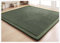 Loartee korallen Samtmatte, Teppich, als Krabbeldecke fürs Kind, Yogamatte und Übungsauflage geeignet, Olivgrün, 150x200cm