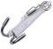 DEWIN Buceo Drift Hook, Doble Acero Inoxidable Reef Drift Hook con Línea para Buceo en Cuevas (Blanco)