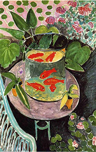 WallBUddy The Goldfish by Matisse Henri Matisse Painting (50cm x 70cm)