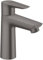 hansgrohe Wasserhahn Talis E CoolStart (wassersparende Armatur mit hohem Auslauf 110mm, Zugstangen- Ablauf), Brushed Black Chrome
