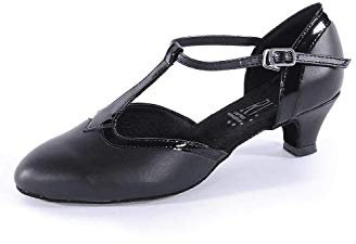 Roch Valley Freya Ladies Wide Fit Ballroom Shoe 6 Black