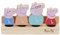 Peppa Pig Wooden Family Figures, Sustainable FSC Certified Wooden Toy, Preschool Toy, Imaginative Play, Gift for 2-5 Year Old