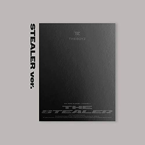 THE BOYZ [CHASE] 5th Mini Album STEALER VER. CD+Cover Holder+84p Photo Book +Lenticular Photo Card+Ticket Photo Card+Post Card+Photo Card+TRACKING CODE K-POP SEALED