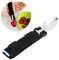 Cuchara de fácil agarre con correa de silicona ajustable, Utensilios para comer adaptativos, vajilla de acero inoxidable giratoria, Cuidados para ancianos Cuchara