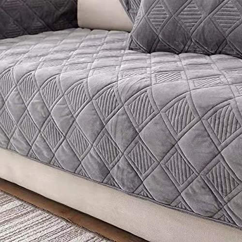 RTSFKFS Couchbezug Sofabezug Sofaschoner Ecksofa l Form Sofahusse rutschfeste Wendbar Sofa Überwürfe 3/2/4 sitzer Möbel Sofa Schutz Abdeckung (Color : A, Size : 70x70cm1pc)