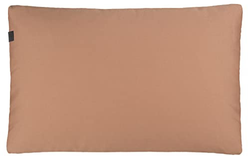 Schöner Wohnen Kollektion Deko Kissenbezug - 38x58 cm, Zimt, Einfarbig, Reißverschluss, 1 Stück, Wohnzimmer-Deko