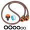 Short Hose Pipe 1.5m Garden Hose Connection Set, Small Hose Pipe Short Garden Hose and Connector, Garden Tap Connectors and Fittings Adapter, Small Hosepipe for Connect Reel Cart