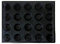 Barabesty Moule à gâteau en silicone 20 trous pour mini pizza, pain, hamburger, moule anti-adhésif