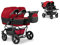 Elcar Zwillingskinderwagen 2 in 1 Twin Star inkl. Sportsitze - 10 Teile - in 16 Farben