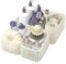 Yawinhe Lot de 2 Paniers de Rangement en Corde de Coton Tressée, Décoration Chambre, pour l'organisation de la Maison, 2 Tailles, Blanc, SNL003W