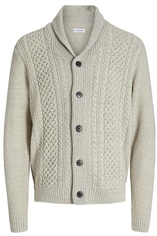 JACK & JONES Male Strickjacke Einfarbig Strickjacke
