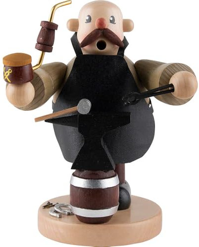 Erzgebirge Palast Franz Karl Räuchermännchen Schmied - 16 cm