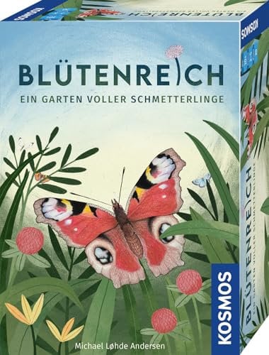 Kosmos 6848907 Blütenreich - EIN Garten voller Schmetterlinge, Kartenspiel für die Familie ab 10 Jahre für 2-5 Personen,