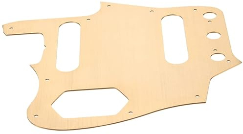 Kupfer Aluminium Legierung Schutzhülle Plat Gitarre Pickguard Scratch Platte for Jag-uar Gitarre Teile