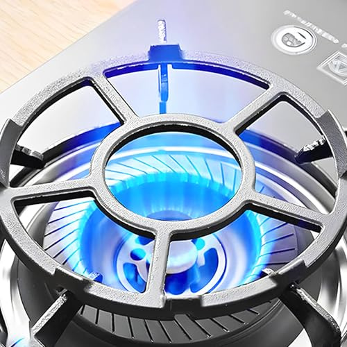 XUBX hierro fundido anillo de soporte de la cacerola,Wok Soporte para encimera de gas, antideslizante reductor anillo de gas, 17.5cm de diámetro, accesorios para