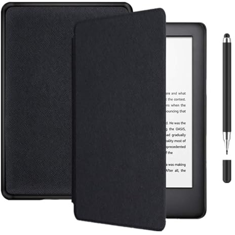 Akacy Custodia protettiva pieghevole a grana incrociata per Kindle Voyage 6.0 (Generazione 2014), leggero Shell Cover (4)
