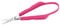 Westcott E-13103 00 Silhouettenschere mit Federmechanismus rostfreie Klingen, Kunststoffgriff, 10 cm, pink