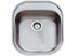 Teka Stylo 1C - Fregadero Encastrado, 1 Cubeta, para Mueble de 45cm, Cubeta de Acero Inoxidable, Fácil Instalación, Diseño Moderno, Color Acero Inoxidable